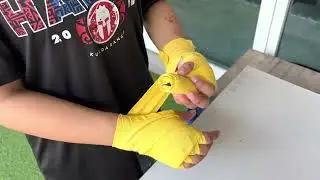 Muay thai training session