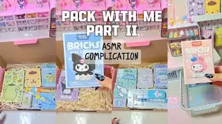 SANRIO EDITION 💜🩵🤍🩷💚❤️ Pack With Me ASMR Part II ‼️ Packing Fake Order Complication