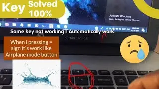 Laptop keyboard water damage, not working solved  