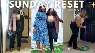 Sunday Reset Routine✨:Church,Bike-Man Drama,Cleaning and Self-Care. Living Alone Diaries:Ep 18.