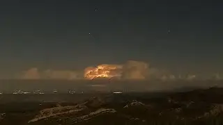 Ночная жизнь в горах.
