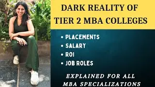 Don't Expect 12 LPA+ Salary after MBA from Average College!!😧
