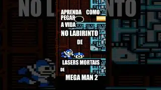 Aprenda como pegar a vida no labirinto de lasers mortais de #MegaMan2