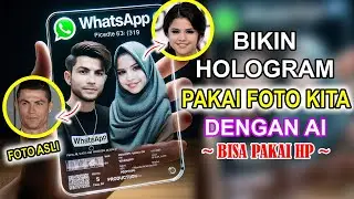 AI keren 2024 !! Tutorial buat gambar AI hologram untuk profile media sosial | Kelas AI untuk pemula