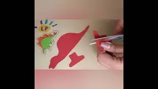 Аплікація для дітей Динозаври
