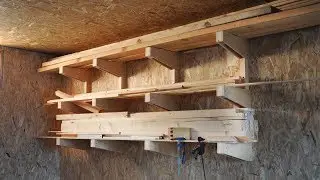DIY Workshop Wooden Shelving