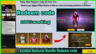 Zombie Samurai Bundle Redeem code || Zombie Samurai Bundle Free Fire Redeem code || Redeem code