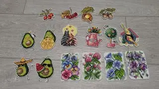 138. Вышивальные итоги за июль. Планы на август.  Много магнитов.