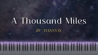 (악보) Vanessa Carlton - A Thousand Miles 피아노 커버