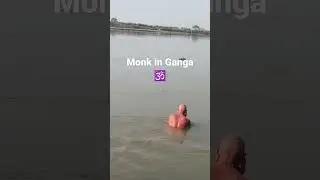 Monk in Ganga