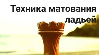 Техника матования ладьей и королем