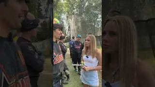КТО ВАЖНЕЕ? ДЕВУШКА ИЛИ ПЕЙНТБОЛЬНАЯ ПУШКА #shorts #юмор #девушка #пейнтбол #отношения