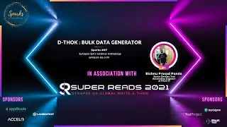 Sparks #07: D-Thok : Bulk Data Generator