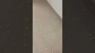 Popcorn on the bathroom ground