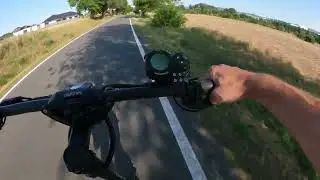 Easy asphalt ride on Dualtron Victor e-scooter