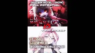 Charlie Morningstar vs Sunset Shimmer | Lucifer Morningstar vs Midnight Sparkle #vs #vsbattle #wis
