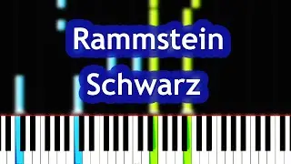 Rammstein - Schwarz  Piano Tutorial