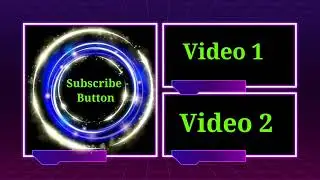 Endscreen Effects | Black Screen Template | Green Screen Template | Endscreen effects Template 2022