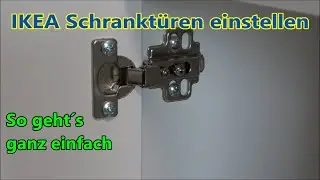 IKEA Türen einstellen IKEA Schranktüren Scharnier justieren