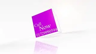 3D Box Logo Intro Purple Version