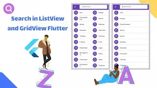 How to Search in Flutter using ListView and GridView