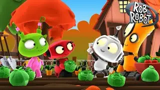 Lettuce Be Careful 🥬 | Rob The Robot | Preschool Learning