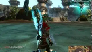 GW2 - How looks like legendary staff Nevermore on a small Asura