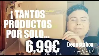 TANTOS PRODUCTOS POR SOLO 6,99€ DEGUSTABOX Abril x Jayk