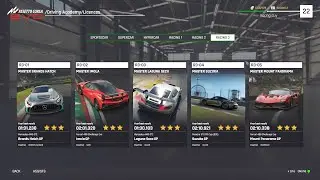Getting 3 Stars In Every Challenge | Racing 3 License | Assetto Corsa EVO
