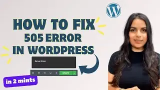 How to Fix 505 Error (505 error kese fix kare in just 2 mint)  Step By Step