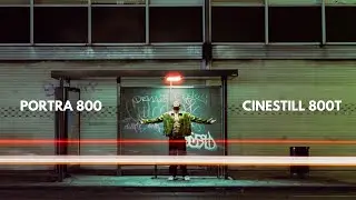 Creating Cinematic Film Photos on Cinestill 800T & Portra 800
