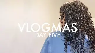 TRYING A NEW CURLY HAIR ROUTINE | VLOGMAS DAY 5 | Sofia Yazmin