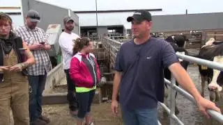 Anaerobic Digester Tour -  Manure Collection