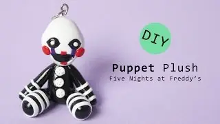Five Nights at Freddy's Puppet Master/ Marionette Plush Polymer Clay Tutorial