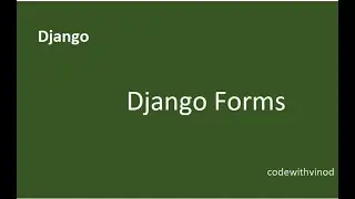 Django Forms
