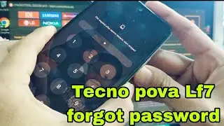 Tecno pova Lf7 Forgot password done by UNLOCKTOOL