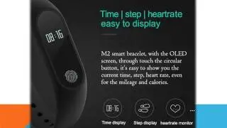 ##Smart Sports Fitness Tracker M2 Band By ThinkRace