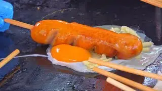 Frankfurt egg rolls with cheese - Nakanoshima Festival