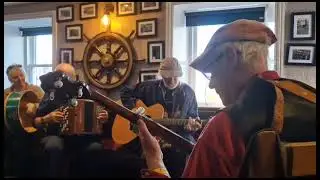 Duelling Banjos at 2023 Portsoy Boat Festival.
