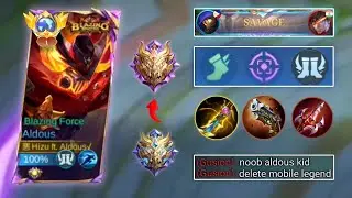SAVAGE!! ALDOUS NEW EXP LANE ROTATION & ALDOUS BEST BUILD 2024