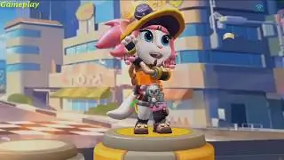 Talking Tom Karting  Android Gameplay  #5- TALKING ANGELA  New Outfit Unlocked