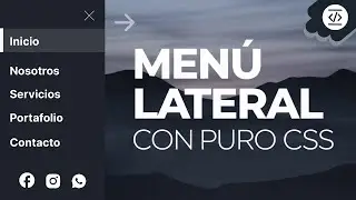 Como Hacer un Menù Lateral con Html y Css