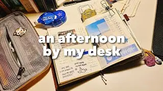 + I finished a journal spread and decided to film it | traveler's notebook journal with me #97