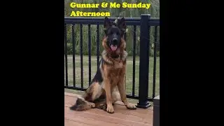 Gunnar & Me Sunday afternoon