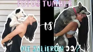 IMITANDO fotos Tumblr con mi PERRO!