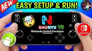 💥NEW NYUSHU V9 EMULATOR FOR ANDROID - SETUP/SETTINGS/GAMEPLAY | 🔥BEST NINTENDO SWITCH EMULATOR!
