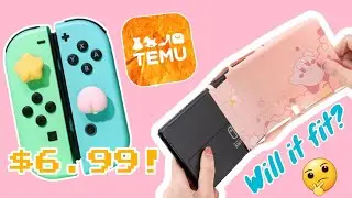 UNBOXING Temu.com | Oled Switch Case Review! ⭐️🧡