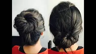 2 mins Super easy  basic bun ideas || Hairstyle ideas