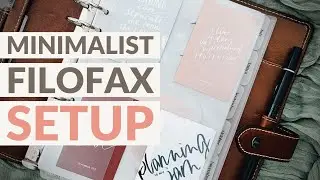 Filofax Malden Planner Flip - Initial Setup for November 2022