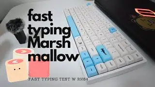 Marshmallow switches fast typing test